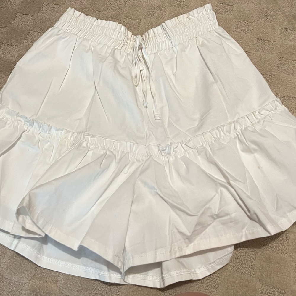 white shorts